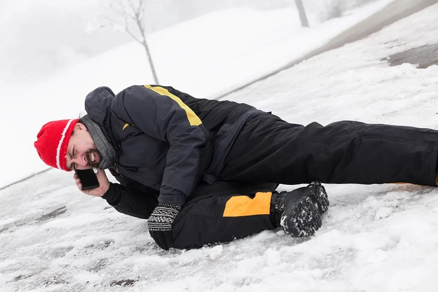 slip and fall accident on ice